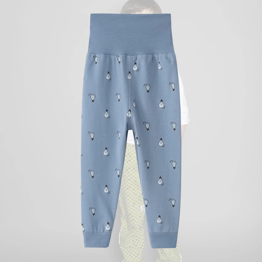 

High Waist Belly Warm Leggings Comfortable Cotton Kids Winter Trousers Children Pants Thickening Design