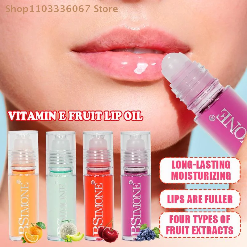 [M] 1Pc BSIMONE Gloss à lèvres teinté, huile de beauté pour les lèvres, hydratant, rouge à lèvres en gelée, huile brillante, baume hydratant, effet lèvres plus pulpeuses