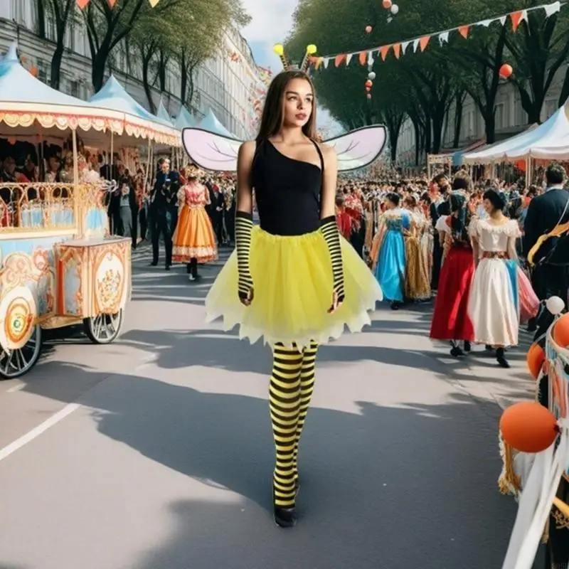 B95F النحل زي الجناح تلعثم النحل الجناح الملاك الجناح هالوين تأثيري الدعائم الطرف #2