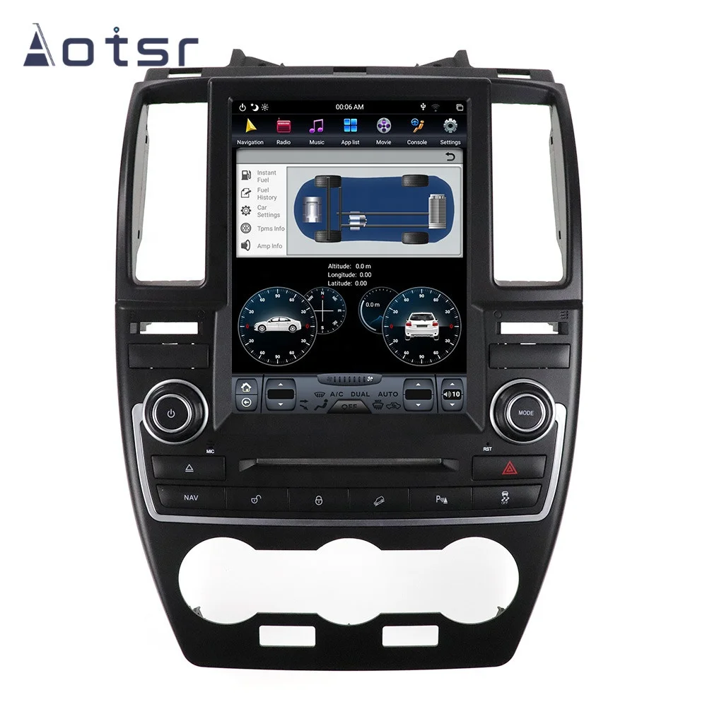 

Android 9.0 64GB PX6 Car Radio Player GPS Navigation Multimedia For For Land Rover Freelander 2 LR2 L359