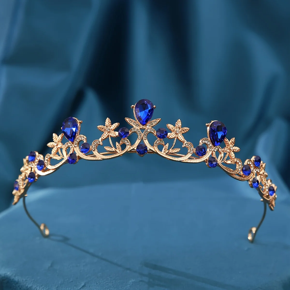 1pc Multicolor Fashion Artificial Crown, Bohemian Fairy Style Floral Bridal Tiara for Women's Birthdays, Parties, Weddings