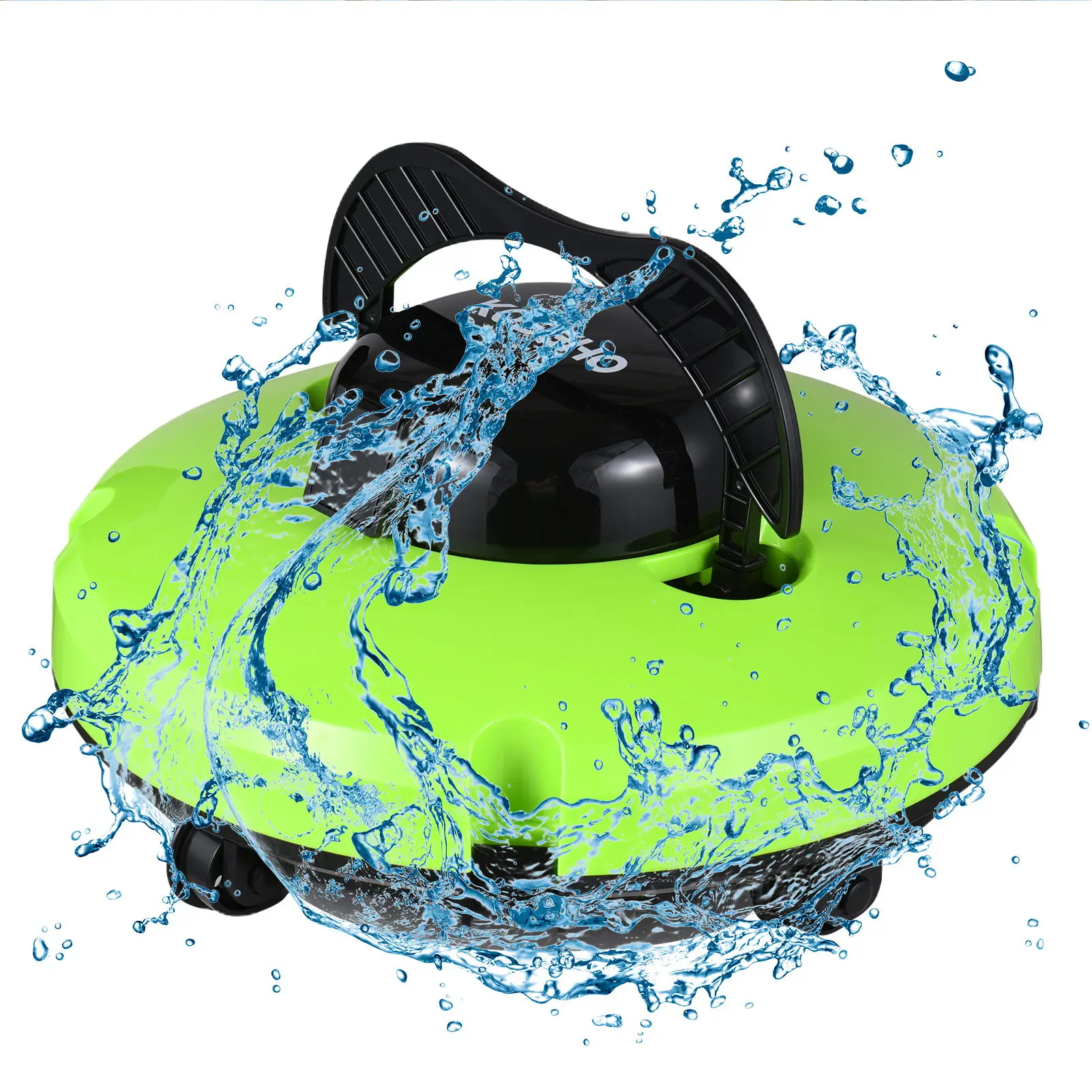 

Cordless Robotic Pool Cleaner IPX8 Waterproof 180um Filter Automatic Pool Vacuum Cleaner for Above Ground Underwater Pool