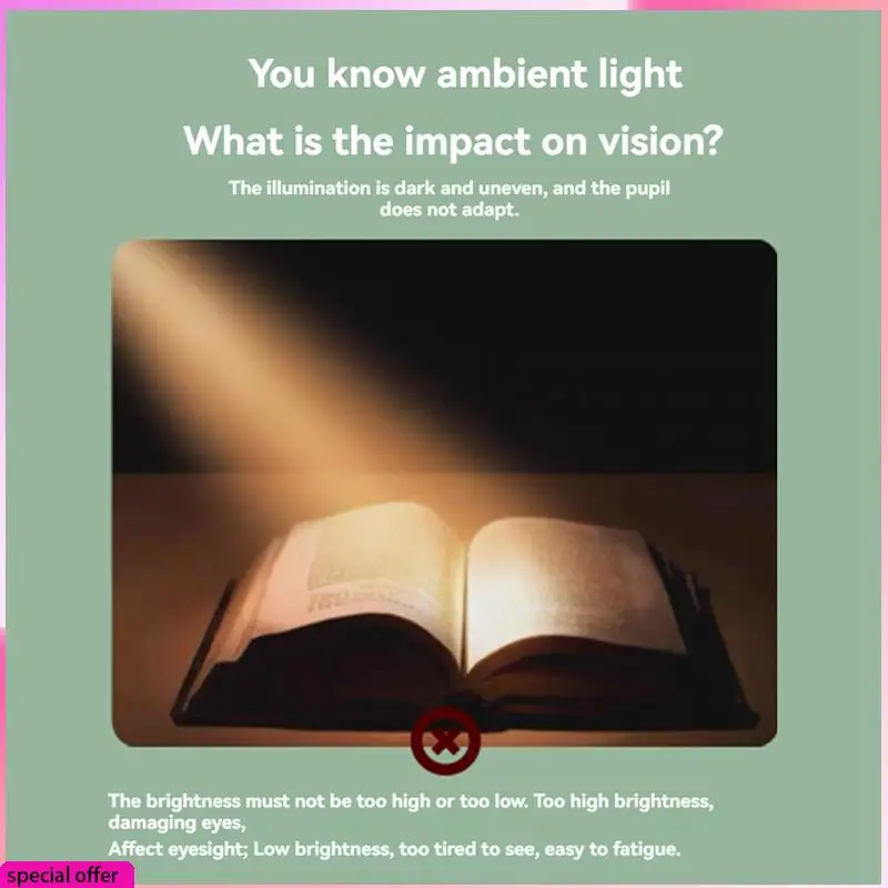 

A64Z Светодиодная настольная лампа с 2 держателями для ручек с регулируемой яркостью, 3 цветовых режимами, настольная лампа для ухода за глазами для офиса, дома, чтения, учебы