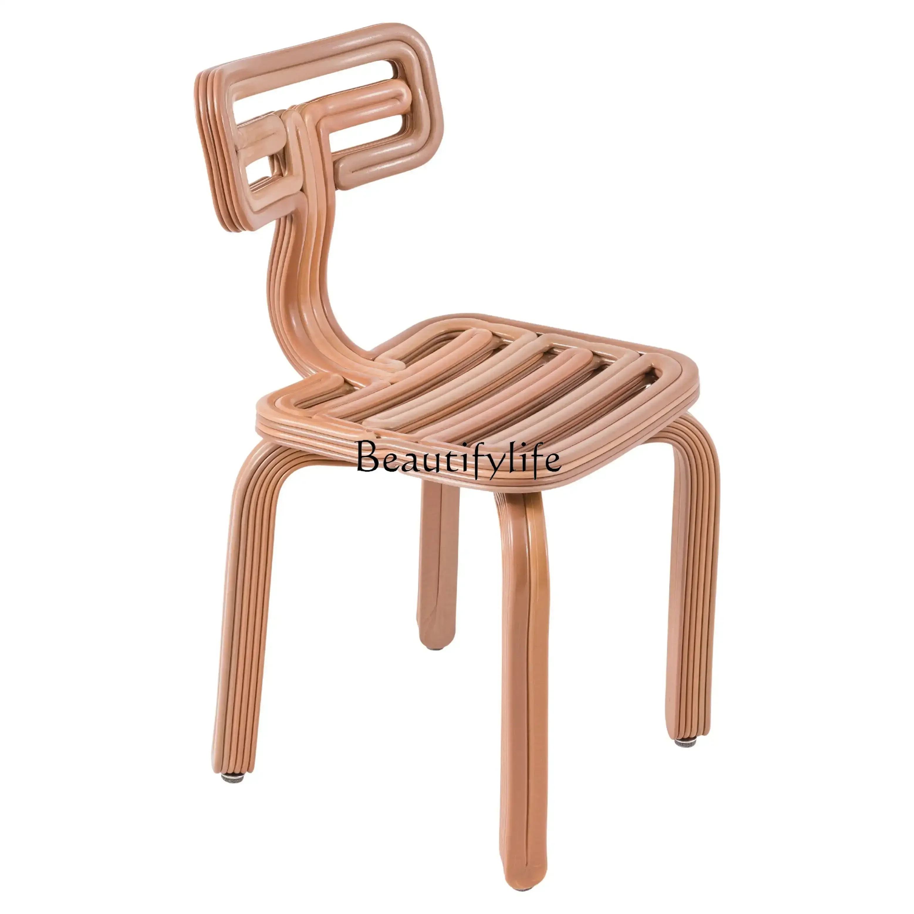 

Dutch Designer 3D Color Creative Strange Shape FRP Art Dining Chair Simple and Light Luxury Armchair