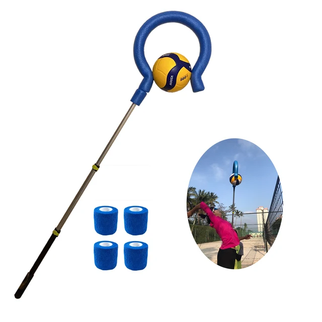 SOEZmm Volleyball Spike Trainer Pro SPT500 (3 rozmiary) – Najlepsza pomoc treningowa do kolcowania, serwowania i blokowania – Hak ze znakiem zapytania