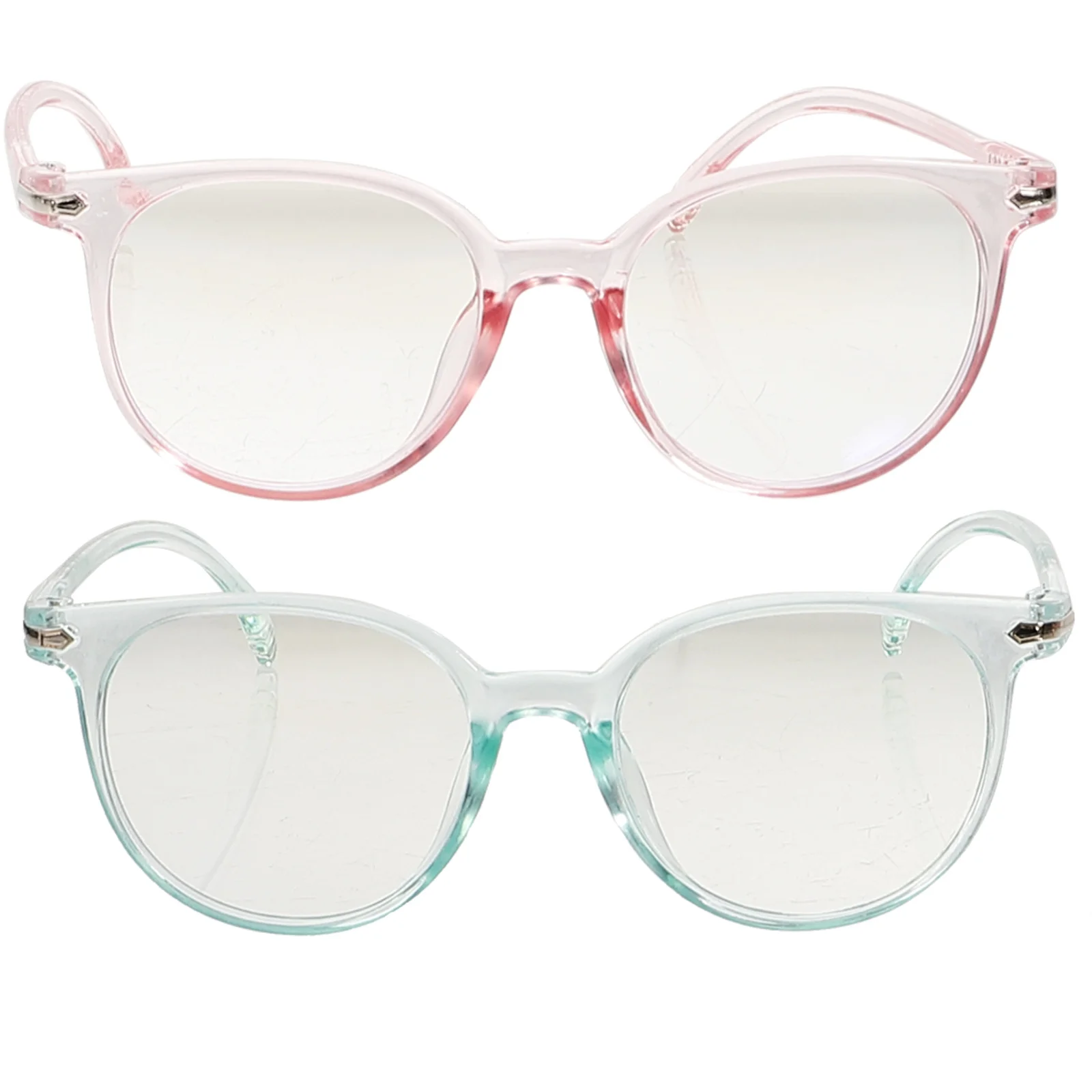 قطعتان من نظارات حجب الضوء الأزرق المضادة للضوء الأزرق، نظارات عصرية للاستخدام بالكمبيوتر، إطار خفيف الوزن ومريح #2