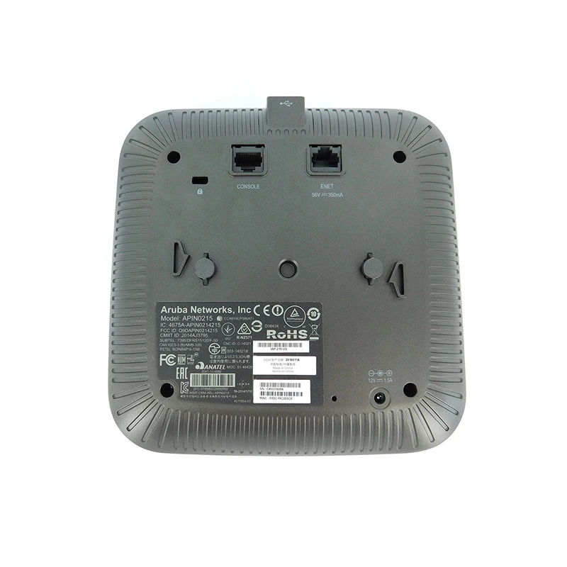 Aruba Networks AP-215 / IAP-215(RW)  APIN0215 802.11AC Indoor WiFi 5 AP Dual Radio Integrated Antennas Wireless Access Point