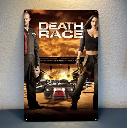 Death Race Movie Metal Poster - Collectable Tin Sign Size: 20x30cm 