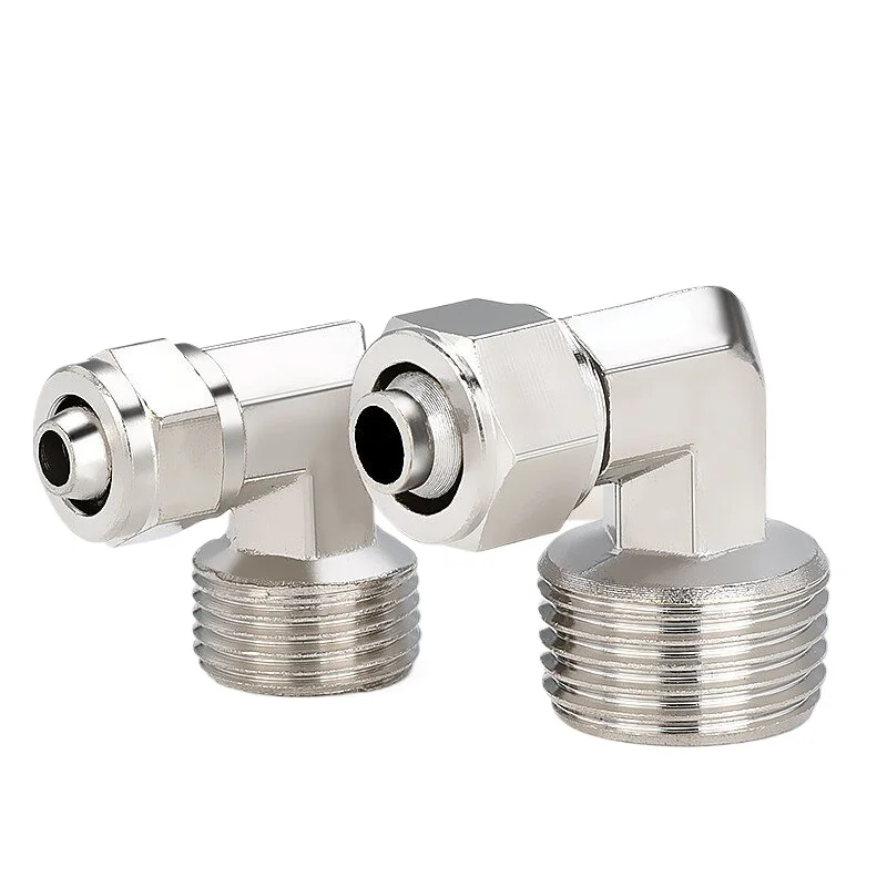 Pneumatic Push-to-Connect Elbow 4-12mm Tube 1/3