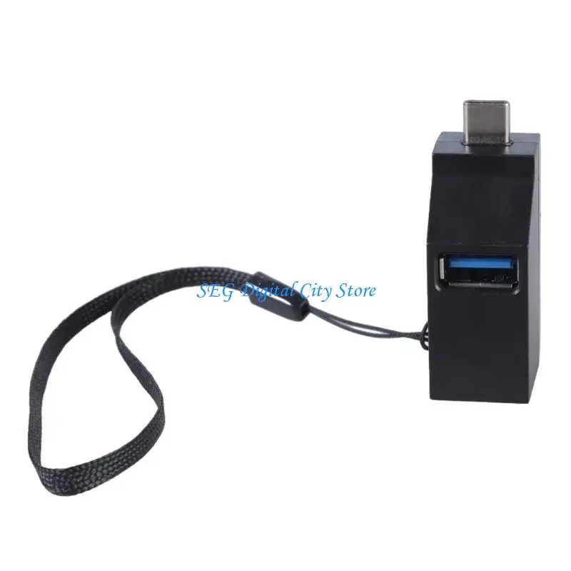 

U75B USB C Hubs Type C to 1 USB and 2 USB 2.0 Port for Laptop Desktop Phone