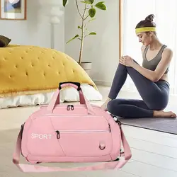 Men's Gym Bag Shoulder Weekender Overnight Bag Sports Duffle Bag Gym Duffle Bag For Men Large-Capacity Multiple Pockets For