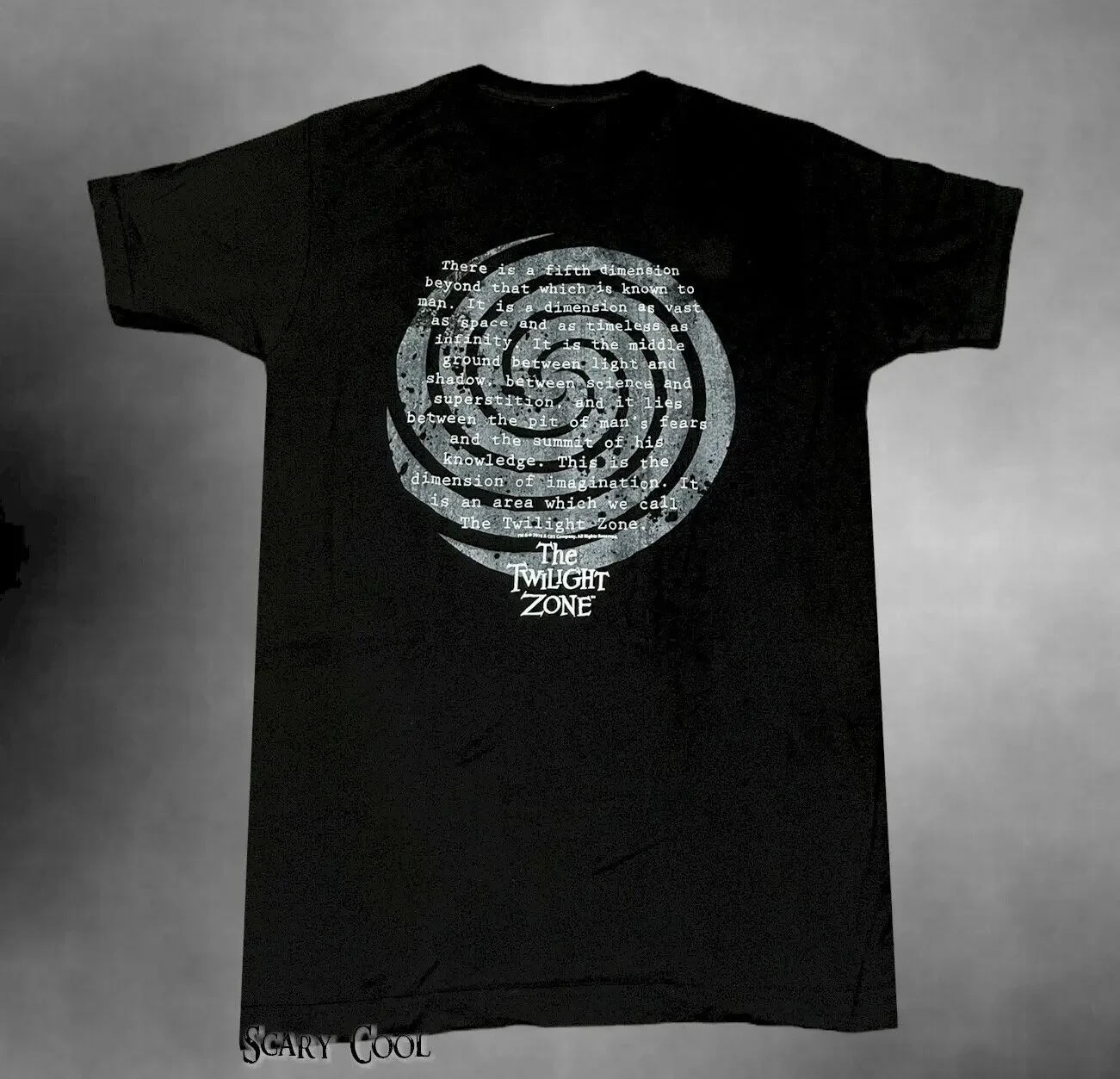 

New The Twilight Zone Opening Narration Quote 1959 Mens Throwback T-Shirt