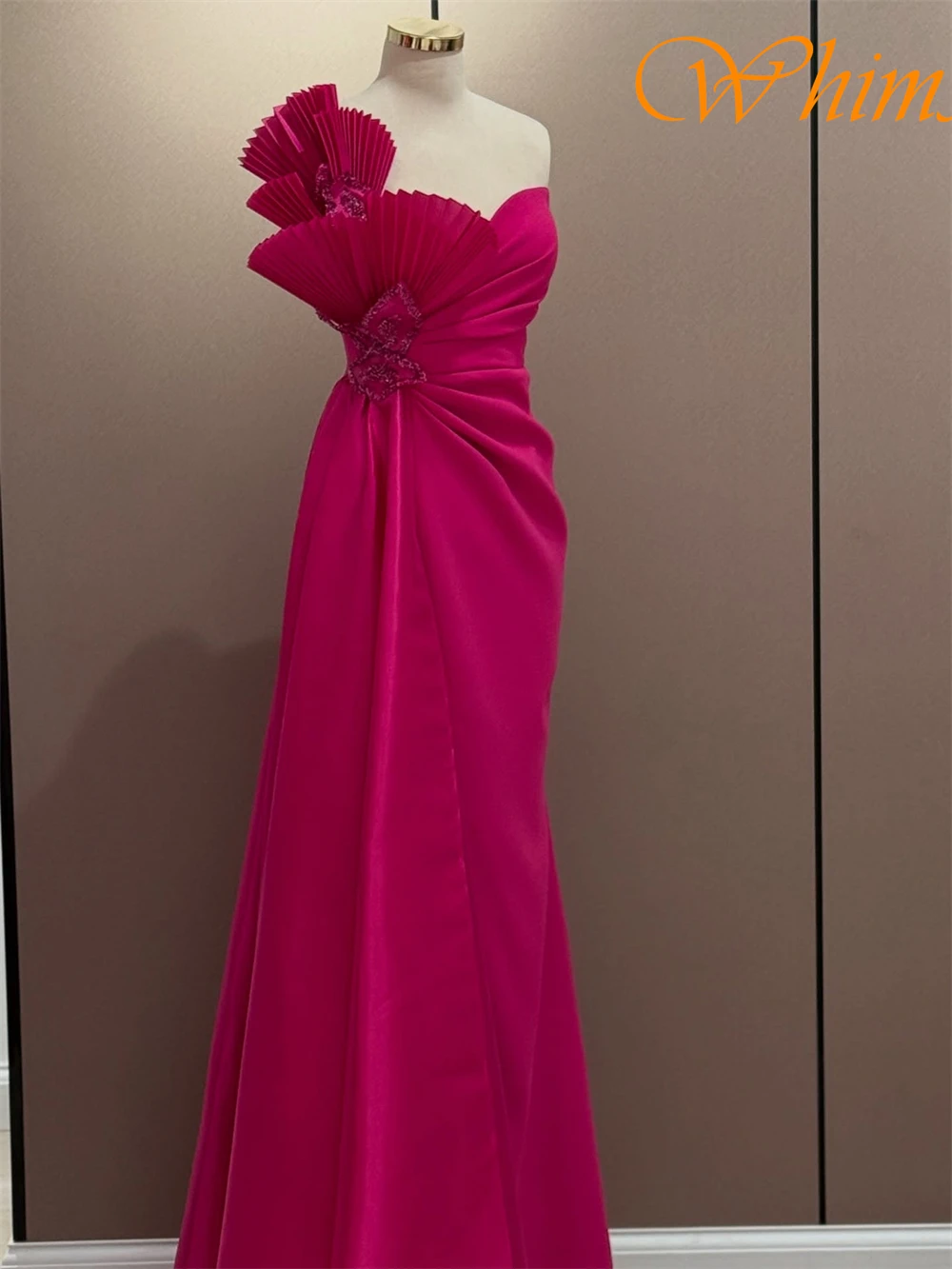 Модное вечернее платье без бретелек без рукавов по индивидуальному заказу, высококачественные трикотажные платья для выпускного вечера, нежные вечерние платья с рюшами