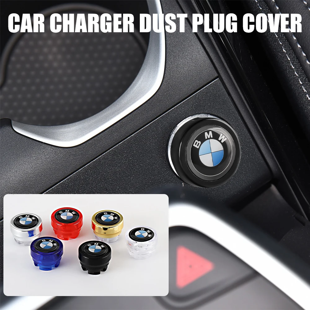 Car Cigarette Lighter Cover Dust Proof Decoration Cap Auto Accessories For BMW M Performance X1 X3 X4 X5 E46 E39 E20 E91 E36 F20