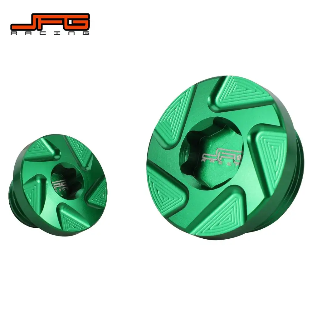 Moto CNC Verde Motore Timing Spine Vite Bulloni Per KAWASAKI KX250F KXF250 2004-2010 SUZUKI RMZ250 RMZ 250 2004 2005 2006