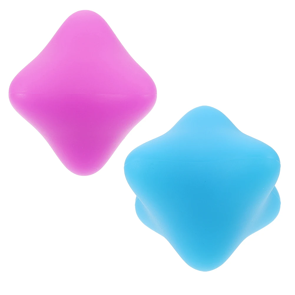 2 قطعة كرات الوخز بالإبر سداسية العلاج بالإصبع مدلك لتحسين المرونة كرات تمرين الاصبع