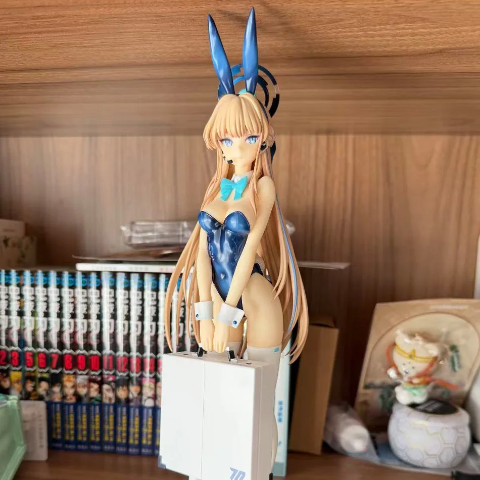 Figura de Anime Blue Archive, Asuma Toki Bunny Girl, Figura de Acción de PVC de 23 cm, Muñeca Coleccionable, Juguete de Regalo