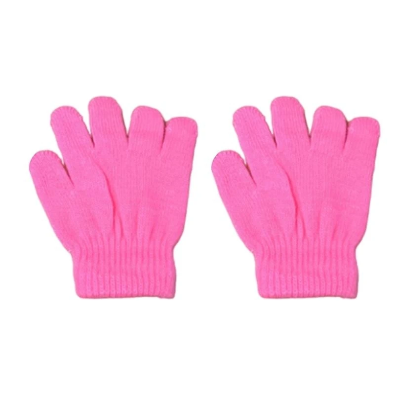 قفازات متماسكة في فصل الشتاء قفازات الأطفال الدافئة والعصرية
