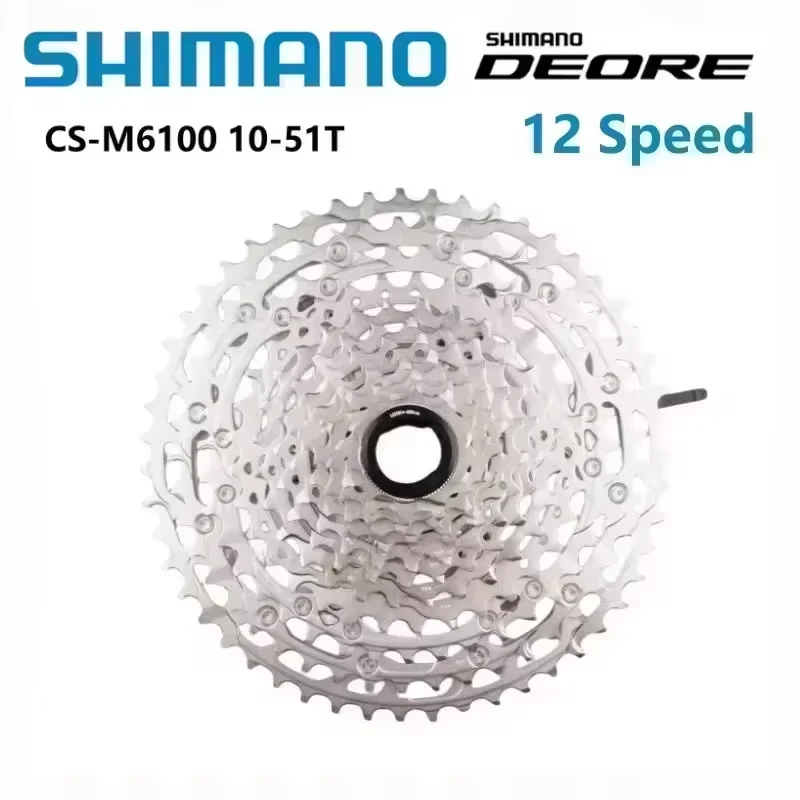 Shimano Deore Series CS-M6100 12 Speed Cassette 10-51T MTB For