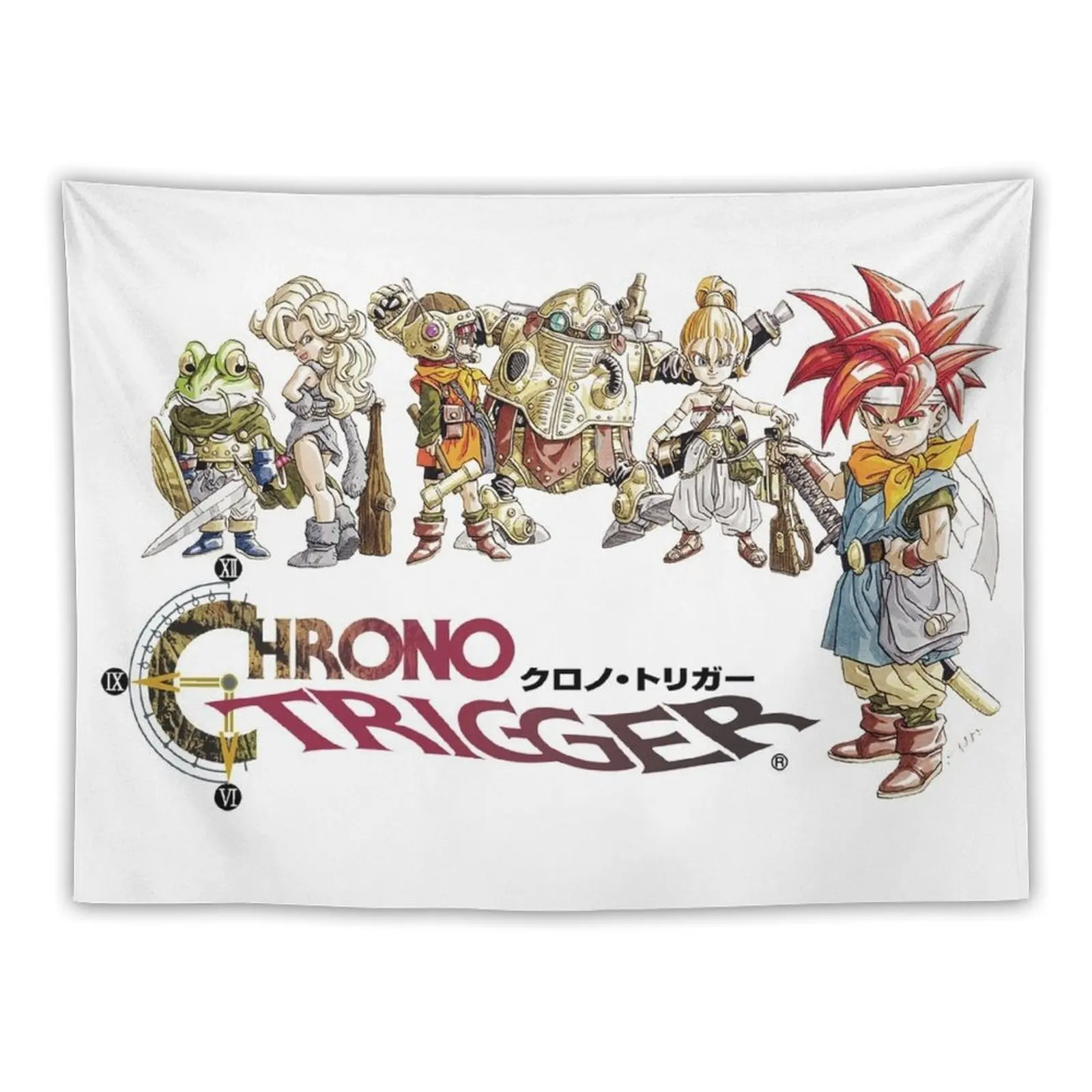 Chrono Trigger Logo Tapestry Room Decorating Aesthetic Decorations For Your Bedroom Wallpaper Tapestry