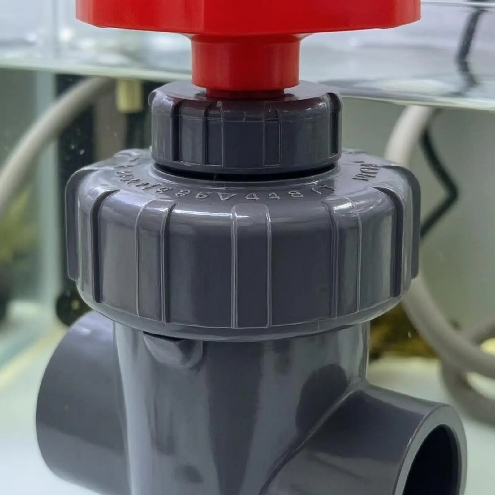 Pvc Flow Control Valve Adjustable Gate Synonym Inline Water Switch Sliding Plate for Aquarium Circulation Setup