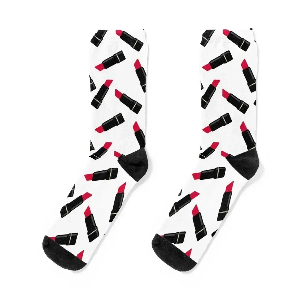 

Red lipstick Socks new in's funny gift halloween tennis Socks For Men Women's christmas gift luxe hockey Socks Male Women's