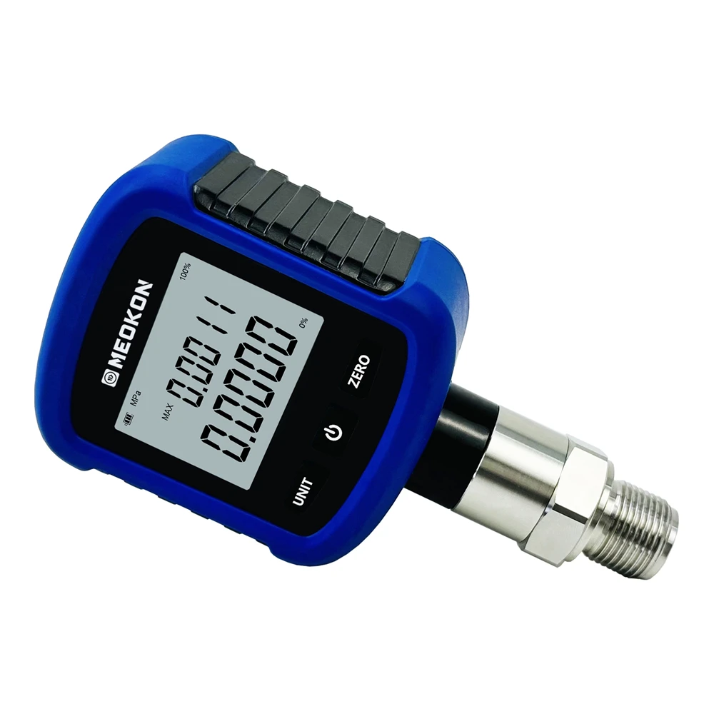 S281 High Precision 10000PSI Digital Hydraulic Pressure Gauge 0.2% FS Accuracy Air Manometer 1/4\'\' NPT Thread with 330° Rotation