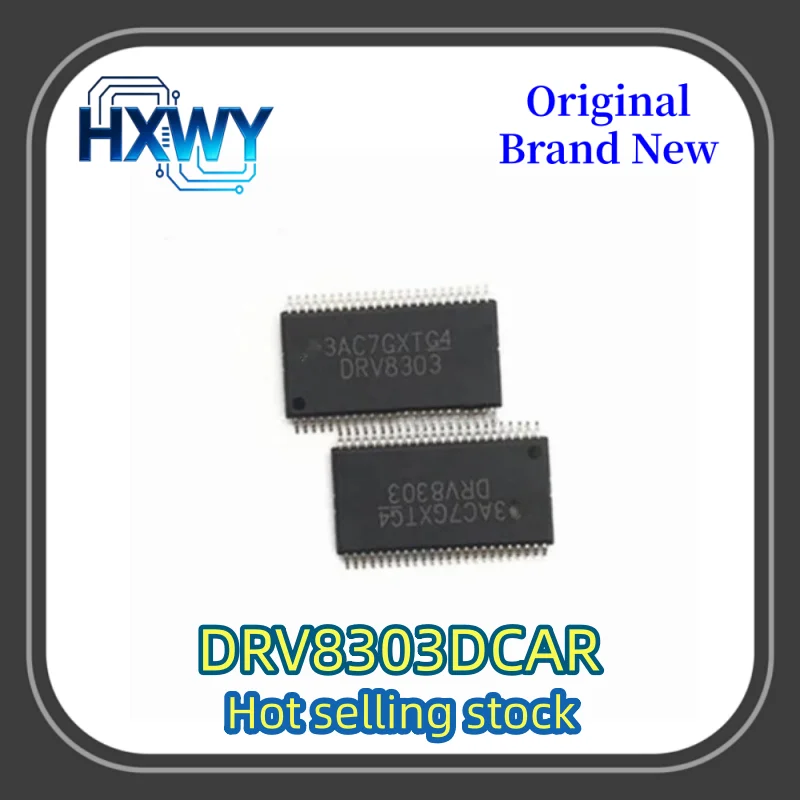(5/50pcs) DRV8303DCAR DRV8303 HTSSOP48 Controller Driver IC Brand New In Stock Original and Authentic Fast Shipping