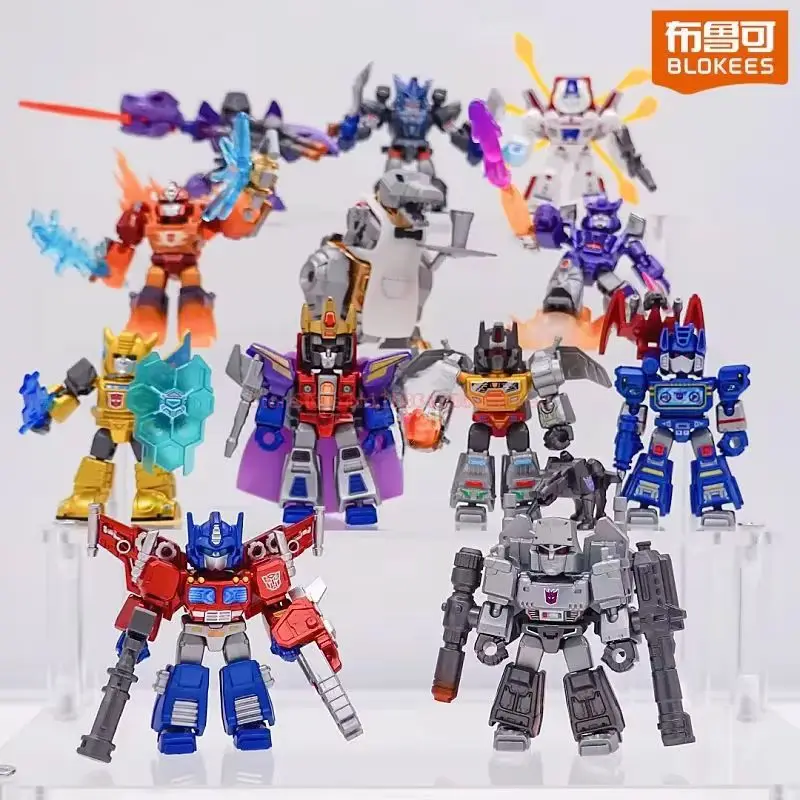 Blokees Transformers Defender V1 V2 V3 V4 Hidden Secret Edition Blind Box Optimus Prime Blocks Action Model Collectible Toy Gift view 6