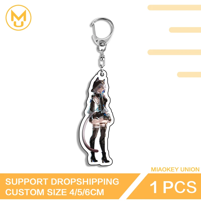 Cipher Honkai Star Rail Sexy Girl Elegant Enchanting High Quality Double Sided Key Chains Charming Versatile Fashion Jewelry