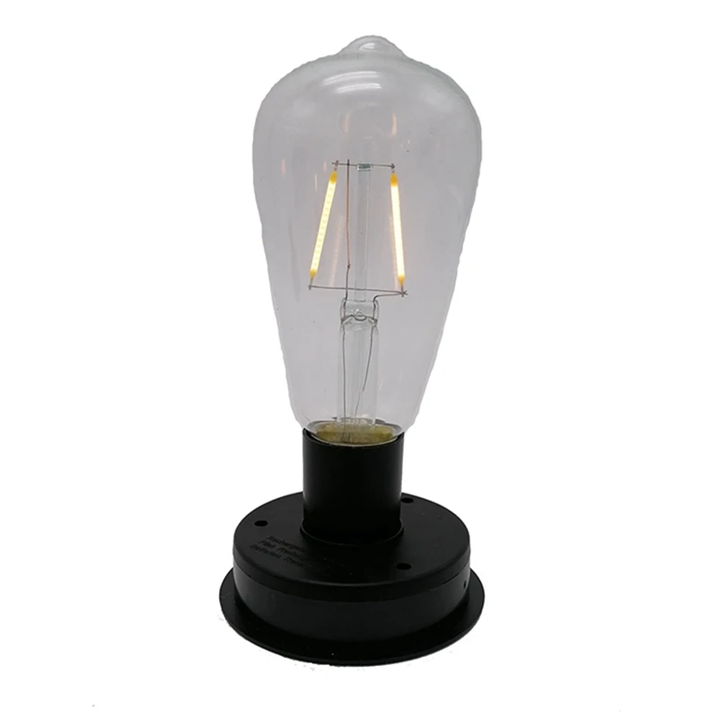 1Pc Solar LED Tungsten Filament Bulb Lamp 2800K Automatyczne czujniki światła Ogrodzenie Lampki nocne do lamp ogrodowych