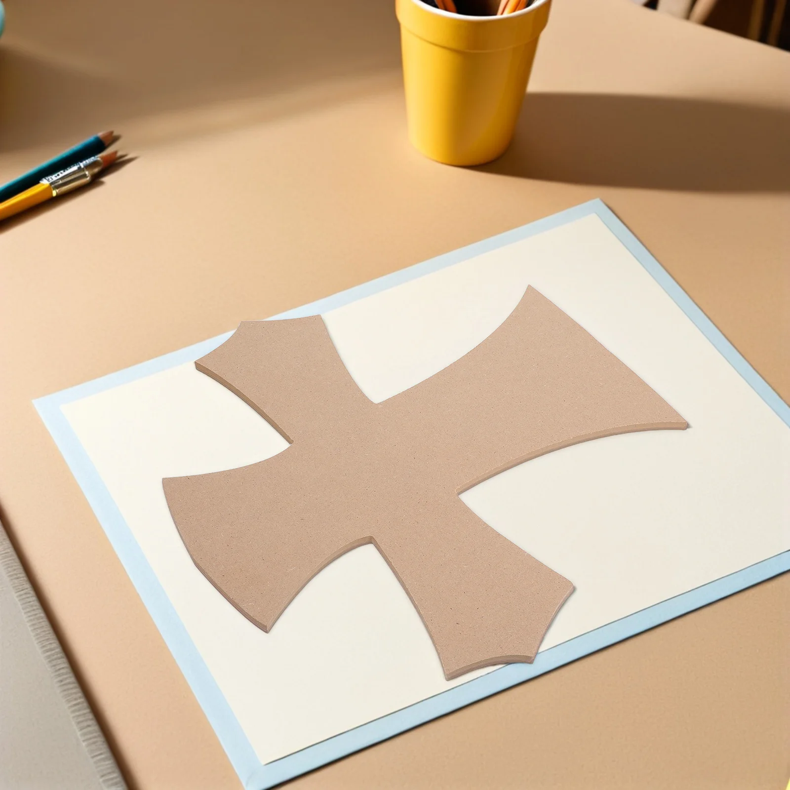 

2pcs Mosaic Coaster Base Wood Plaque Blank Diy Unfinished Craft Tray For Tiles Painting Drinking Cup Saucer Plant Holder Table