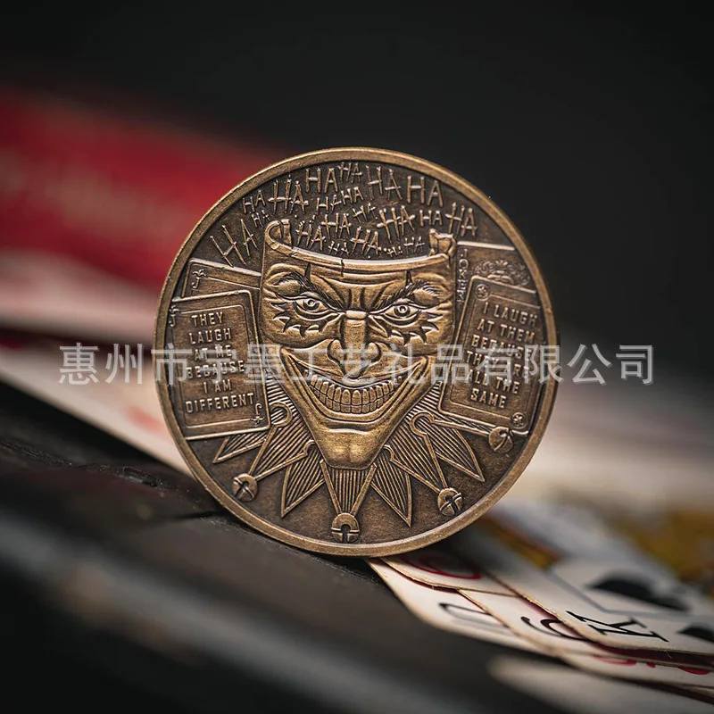Customized. Metal Commemorative Coin-Border Coin Custom Electroplating Vintage Pattern Zinc Alloy Paint Wholes