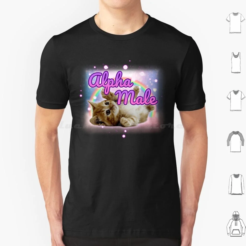 

Alpha Male Cat Meme T Shirt Big Size 100% Cotton Alpha Andrew Tate Top G Giga Chad Gigachad Hustle Chad
