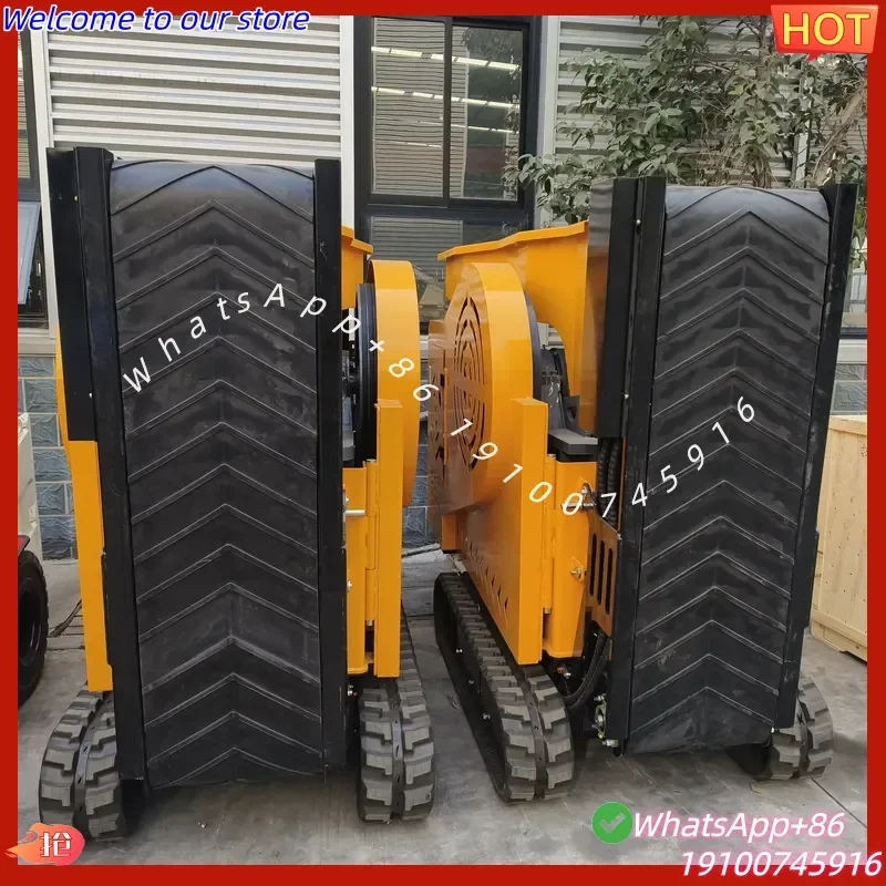 CE CE EPA/Euro 5 Petro Engine HTJC-430 Mini Mobile Jaw Crusher Rock Stone Crusher Rocker Breaker Stone Crushing
