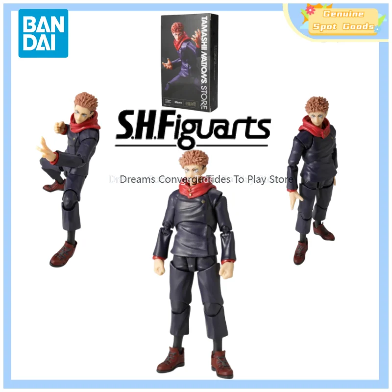 Genuine Bandai Jujutsu Kaisen SHF Itadori Yuji TNS Limit Anime Action Figures Model Toys Collectible Gift for Toys Hobbies Kids