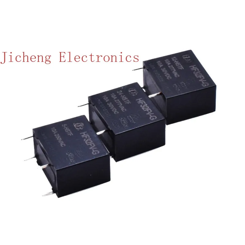 

10PCS HF32FV-G-12-HSTF/HSLTF/HSF 5V 24V Quad 10A Relay New