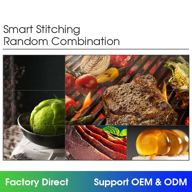 In Stock 46 Inch Indoor Advertising Screen Display Lcd Video Tv Wall Signage