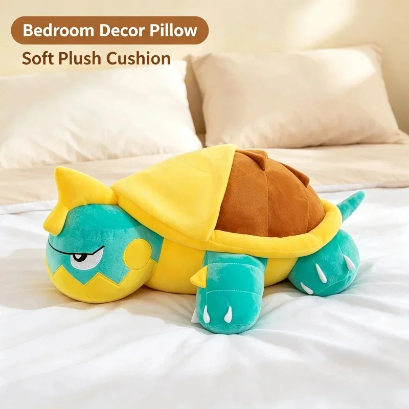 lastoise Kawaii Cartoon Anime Plush Cushion, Soft Stuffed Turtle Throw Pillow,Living Room Bedroom Decor