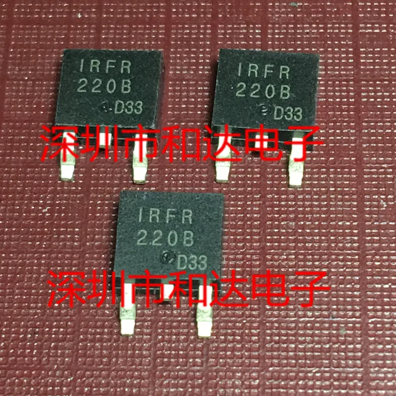 20pcs orginal new IRFR220B MOS Field Effect Tube SMD TO-252 4.6A 200V