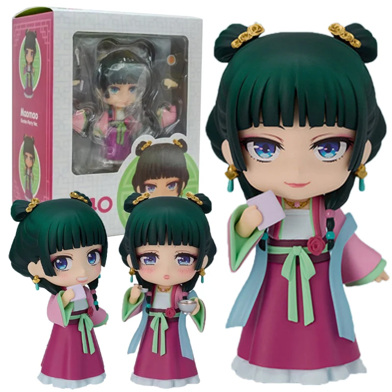 Figuras de acción de Anime The Apothecary Diaries, 10cm, Renshi Maomao, modelo de muñeca de PVC, colección de adornos de escritorio, juguete, regalo de Navidad