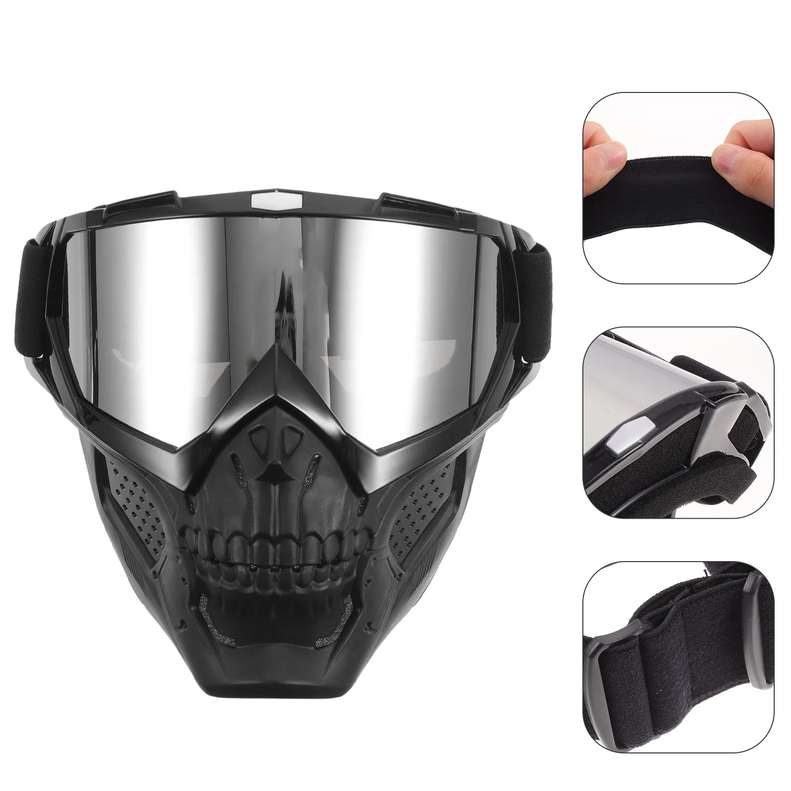 

Мотоциклетные очки с защитной маской: ветрозащитные, пылезащитные, с УФ-защитой для езды на мотоцикле, велосипеде, квадроцикле, снегоходе, лыжах, охоты, рыбалки