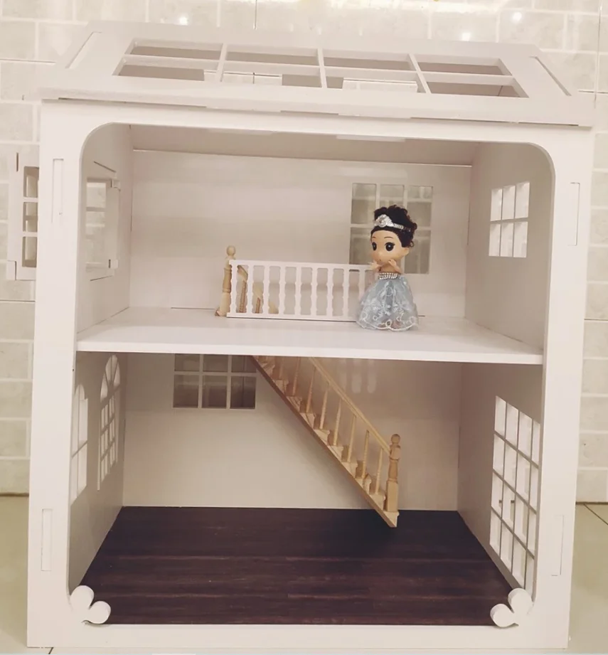 1:6 ミニチュアドールハウスアクセサリー プラスチック DIY