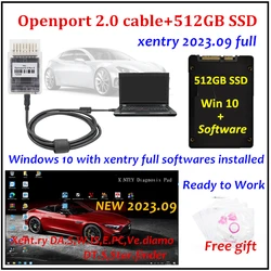 New 2023.09 Xentry DAS Full Software with with 512GB SSD Vedia.mo,DT.S,W.IS,E.PC,Star.finder Diagnostic Software+Openport 2.0