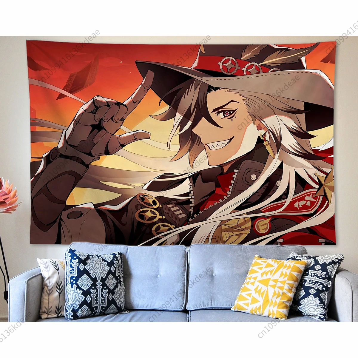 

Anime Poster Tapestry Wall Hanging Background Cloth H-Honkai S-Star Rail Boothill Aesthetic Bedroom Cartoon Wallpaper Home Decor