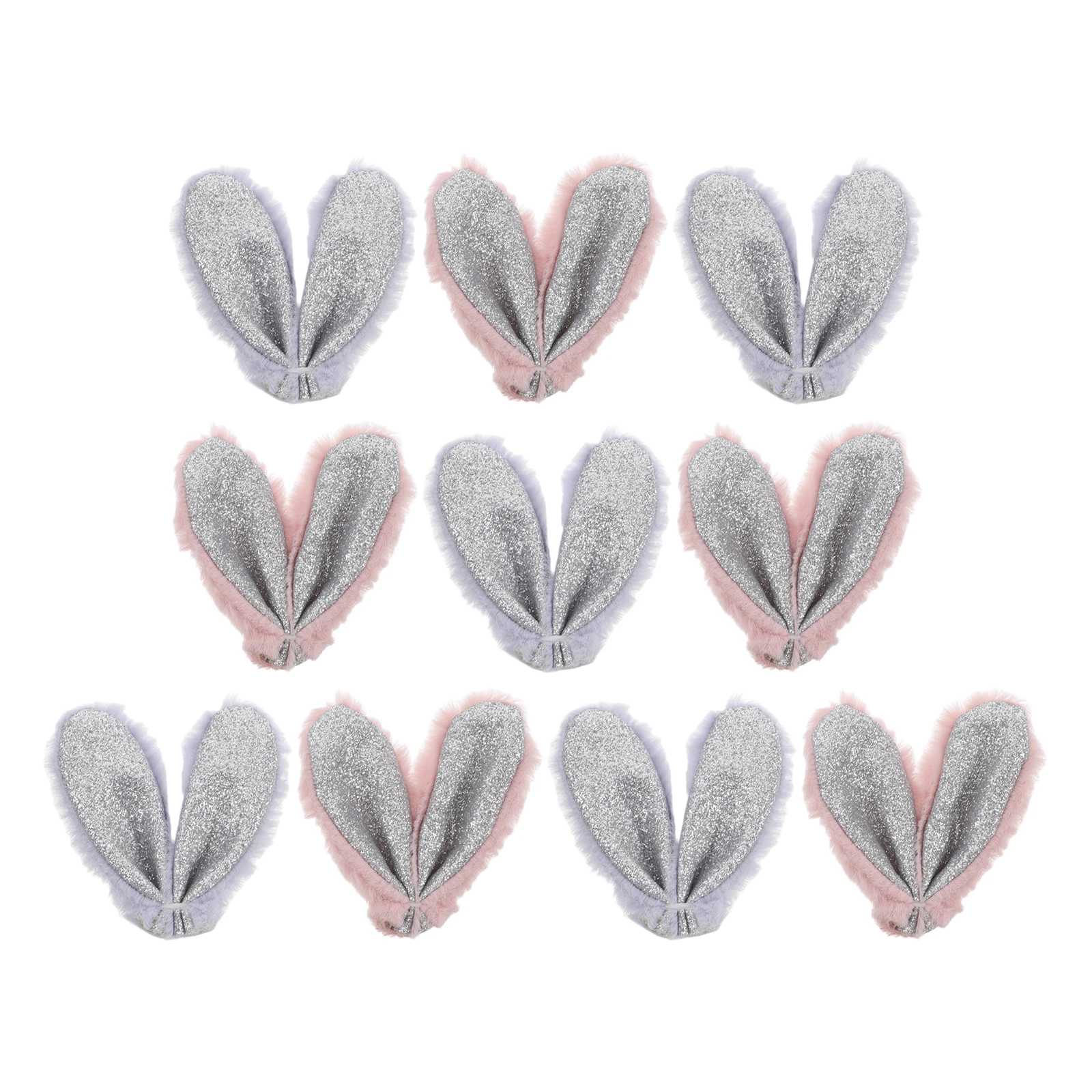 

10pcs Ears Headband Cute Cartoon Diy Hair Band Handbag Craft Bunny Ears Making Accessories Handbag Craft Materials