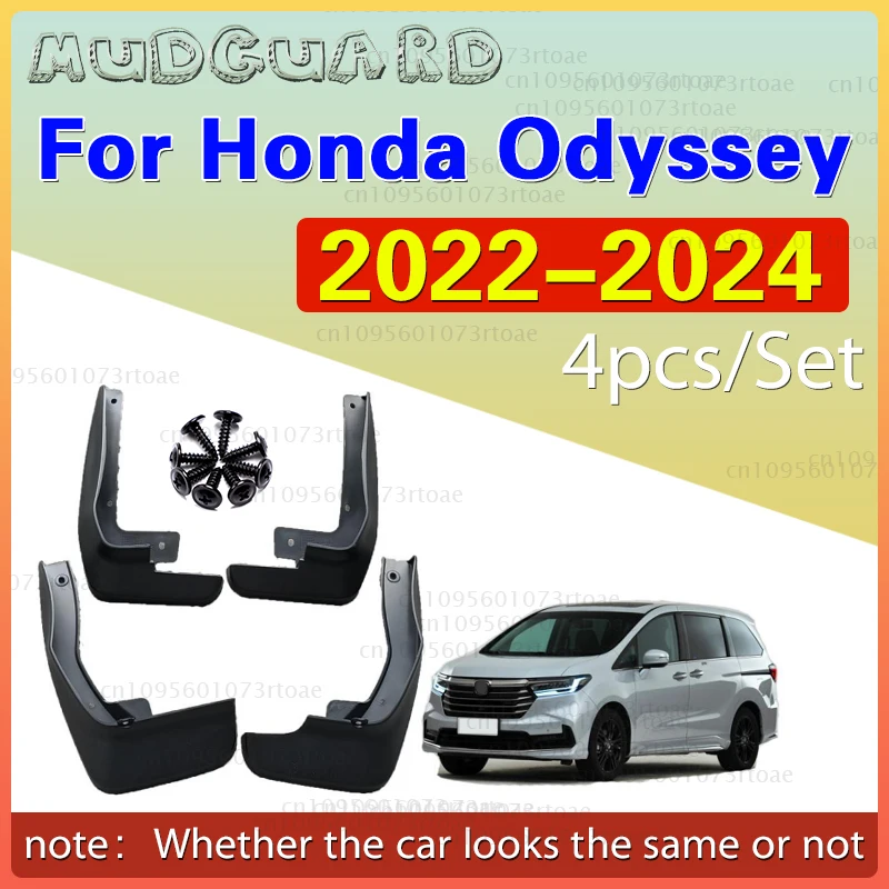 

For Honda Odyssey 2022 2023 2024 Fender Mudguard Mud Flaps Guard Splash Flap Mudguards Car Accessories