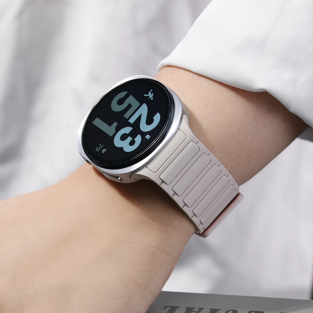 Keine Lücken Magnetband für Samsung Galaxy Watch 8 Classic 46 mm/8 44 mm 40 mm Silikonschlaufe Galaxy Watch 8 Armband Correa Zubehör – Detail 10