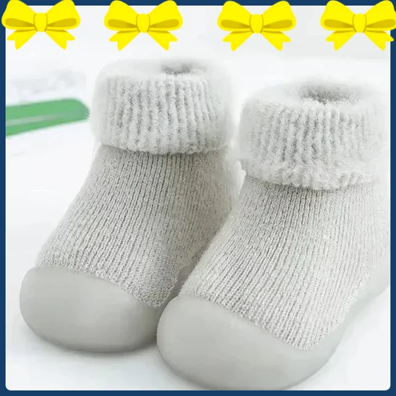 

Cute Summer Indoor Non-slip Soft-soled Socks And Shoes Thickened And Warm Winter New Baby Thickened Toddler Shoes