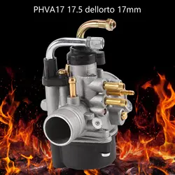 for PHVA17 17.5 Dellorto 17mm Replacement Carburetor for Aerox 50/ Minarelli PHBN-17.5mm Style 2 Stroke Carburetor